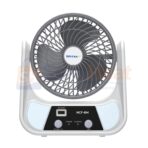 Novena USB Rechargeable Mini Fan with LED Light & Power Bank | Portable 360° Rotating Desk Fan - Image 2